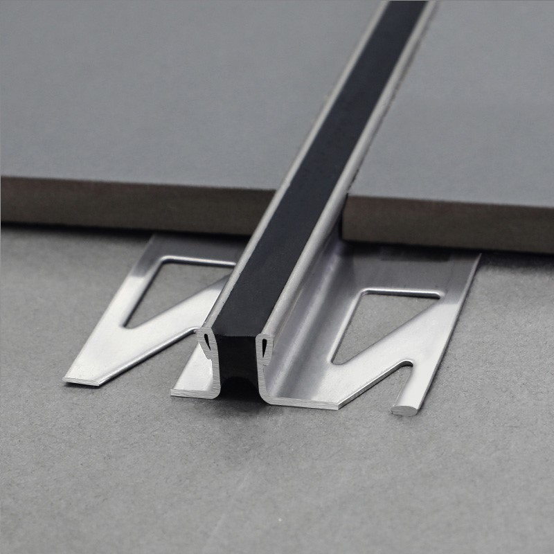 Stainless steel expansion joint for floor