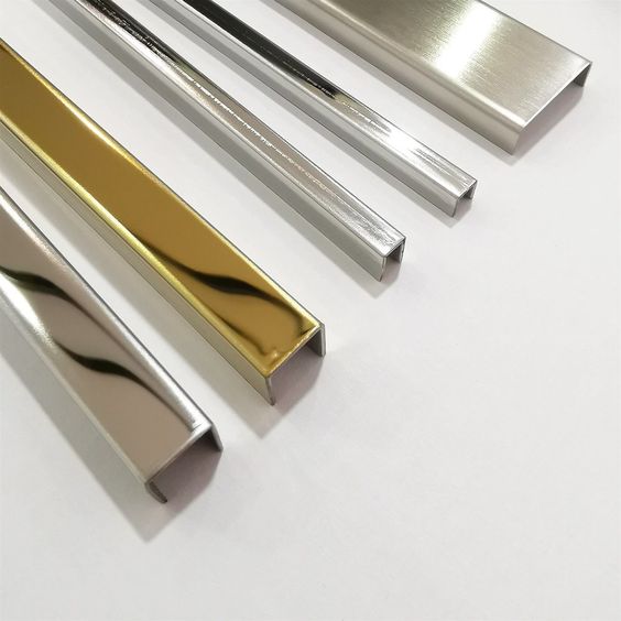 Stainless Steel U channel border listello profile 