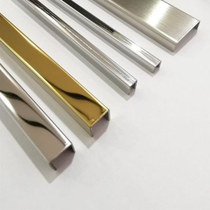 Stainless Steel U channel border listello profile 