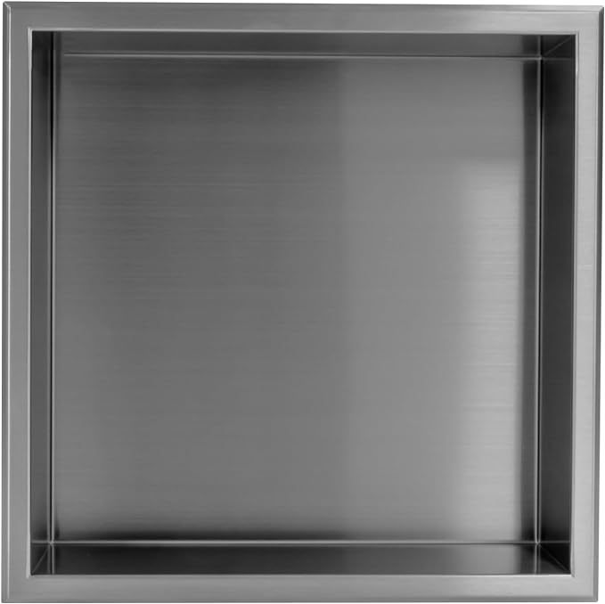 Stainless Steel Shower Niche Recessed Bathroom Shelf for Shower Storage Embedded Shower Niche