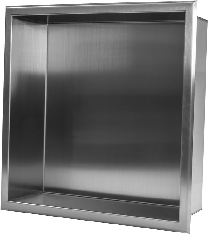 Stainless Steel Shower Niche Recessed Bathroom Shelf for Shower Storage Embedded Shower Niche