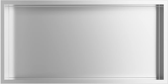 Stainless Steel Shower Niche Recessed Bathroom Shelf for Shower Storage Embedded Shower Niche Single