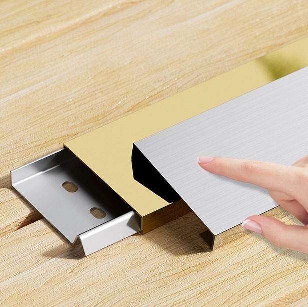 Stainless Steel Skirting Board Profile Groove Type-SKS2