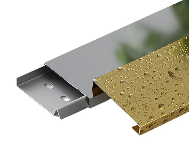 Stainless Steel Skirting Board Profile Groove Type-SKS2