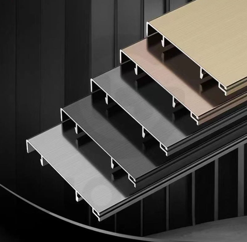 Stainless Steel Skirting profile -Easy Installation