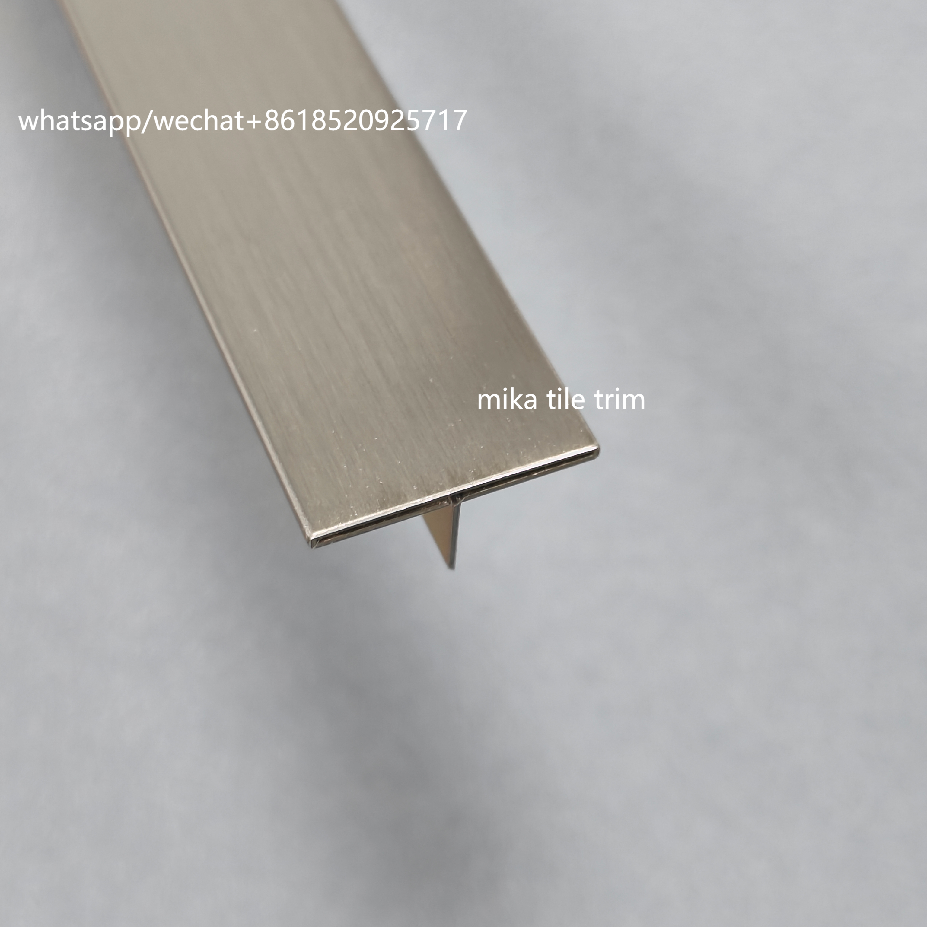 Stainless Steel Decorative T profile 12mm T patti