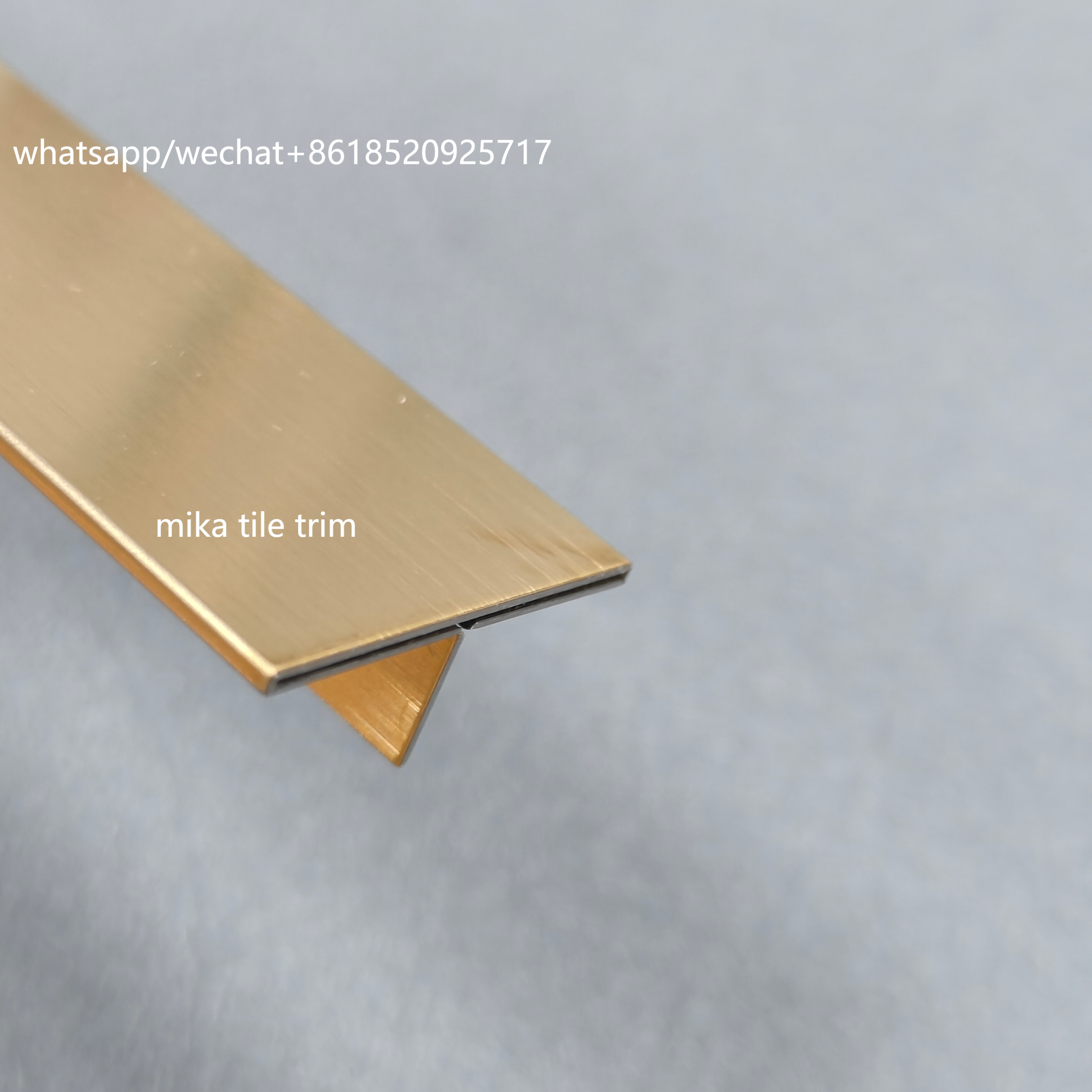 Stainless Steel Decorative T profile 12mm T patti