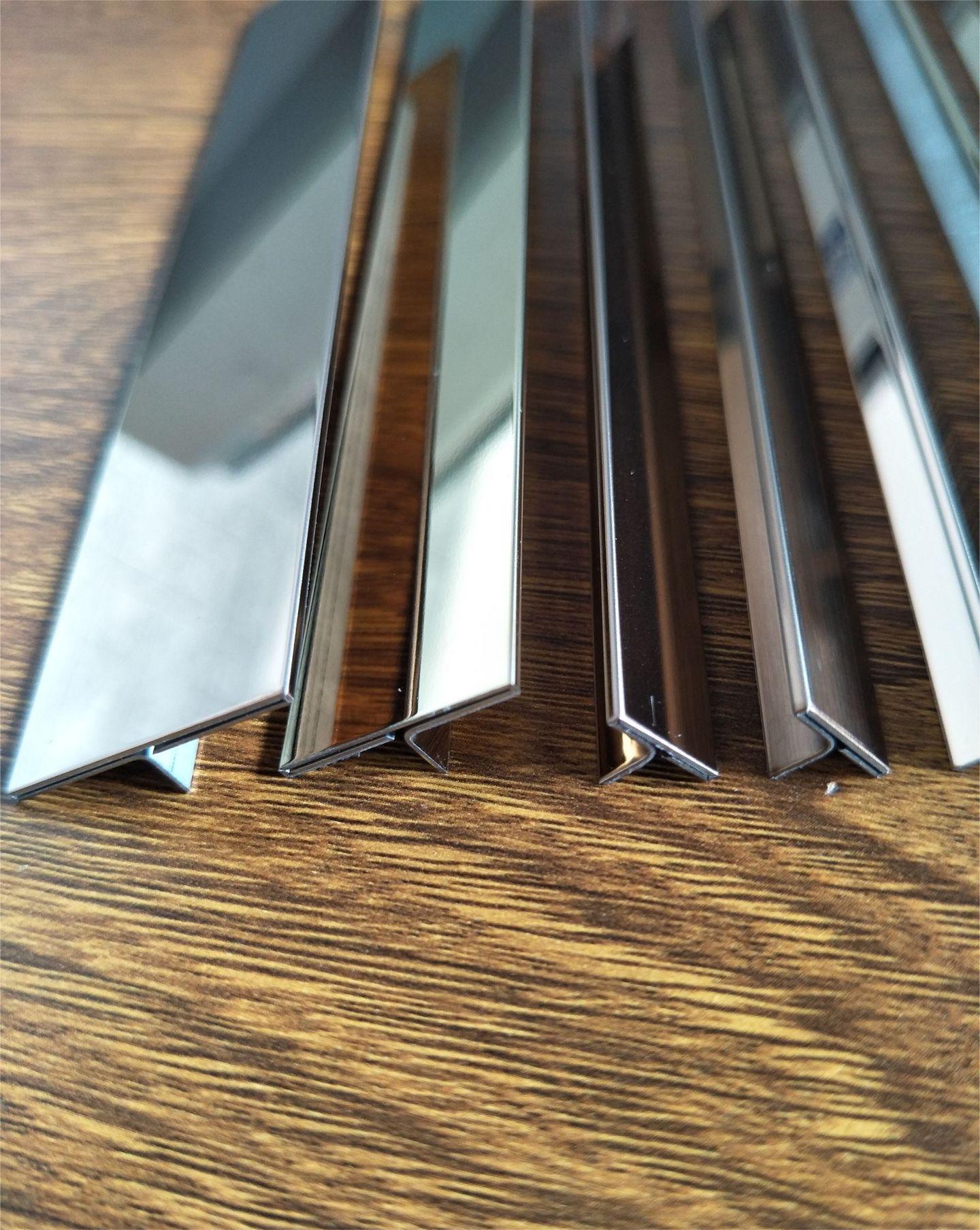 Stainless Steel Decorative T profile 12mm 15mm T patti