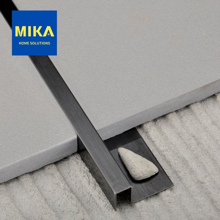 Stainless Steel Round Shape Edging Tile Trim Profile