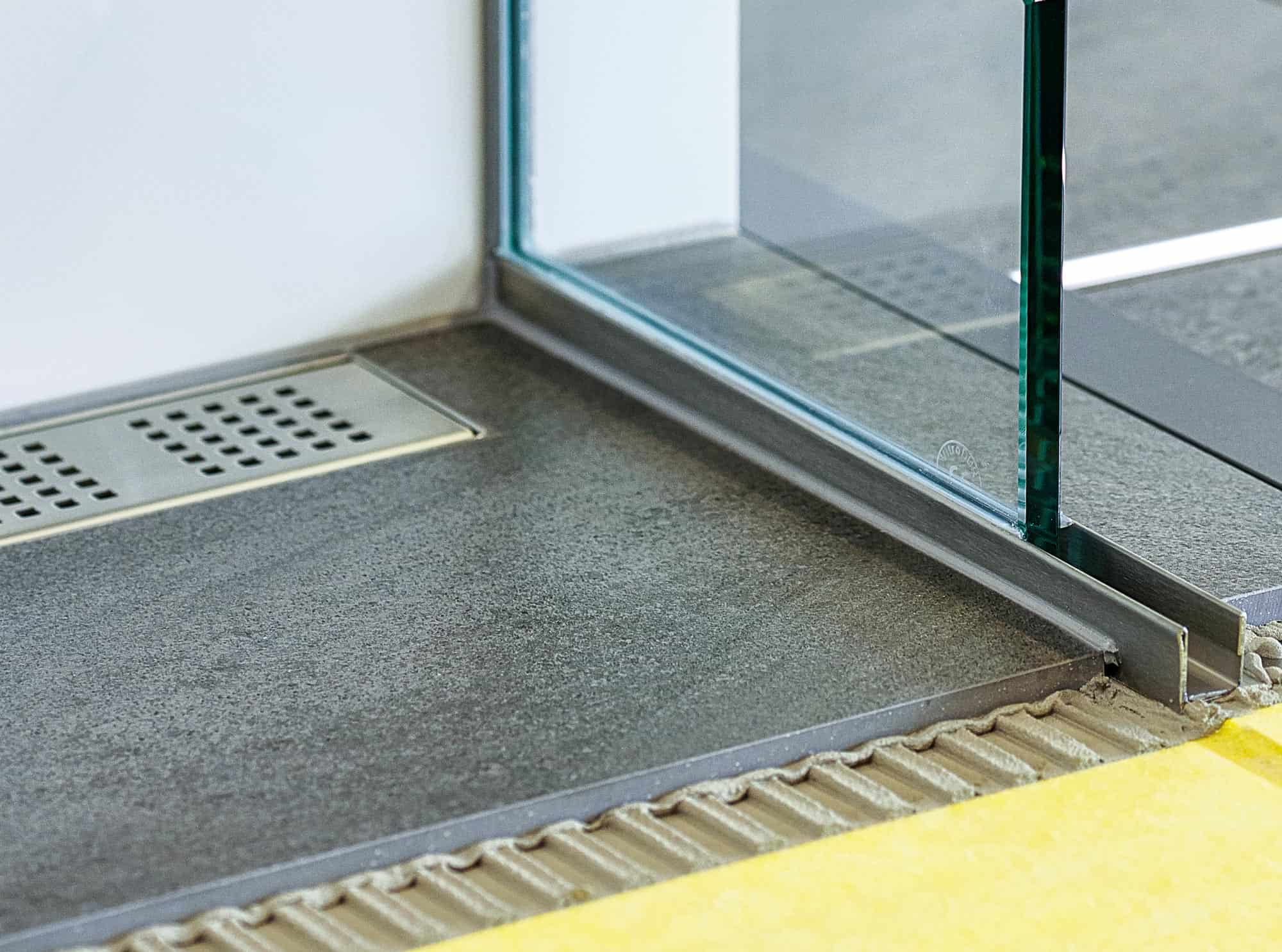 Glass Holder Porfiles For Shower