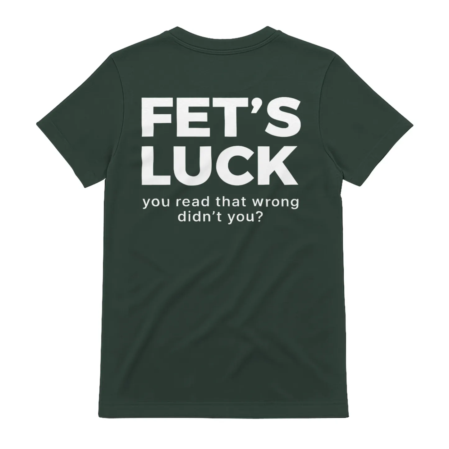 ¡Suerte! Leíste Mal. Camisetas Con Estampados Divertidos. - mymoonlampes