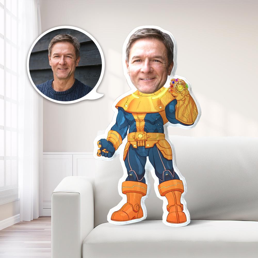 Foto Personalizada Mi Cara Almohada Personalizada Cara Almohada Thanos Foto Almohada Disfraz Muñeca Regalo Único - milamparaluna