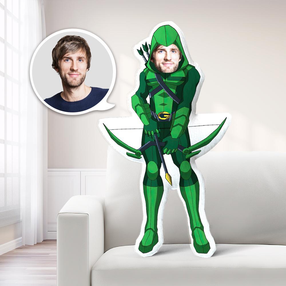 Foto Personalizada Mi Cara Almohada Personalizada Cara Almohada Flecha Foto Almohada Disfraz Muñeca Regalo Único - milamparaluna