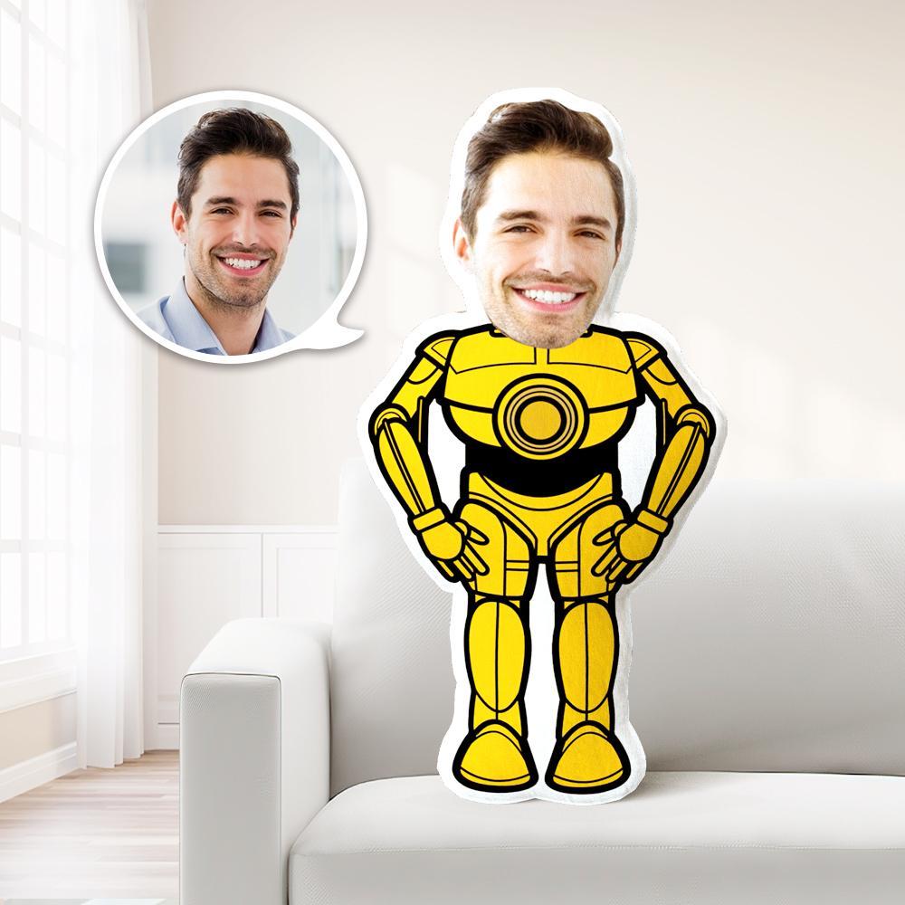 Foto Personalizada Mi Cara Almohada Personalizada Cara Almohada C-3po Foto Almohada Disfraz Muñeca Regalo Único - milamparaluna