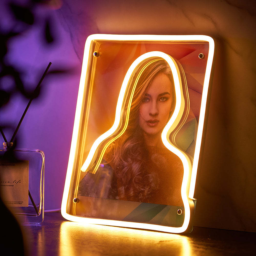 Letreros De Neón Con Foto Personalizada. Regalos Exclusivos Personalizados. - mymoonlampes