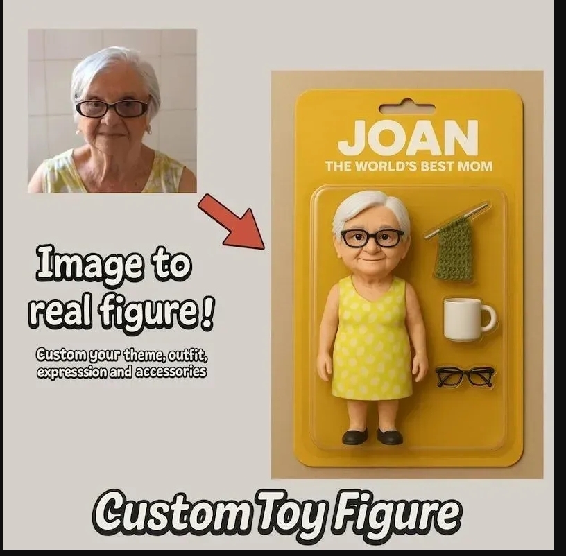 Figura De Acción Con Efecto 3d Totalmente Personalizable, Empaque Estilo Caja De Juguetes, Regalo Artístico, Llavero Acrílico Con Impresión 2d Personalizada. - mymoonlampes