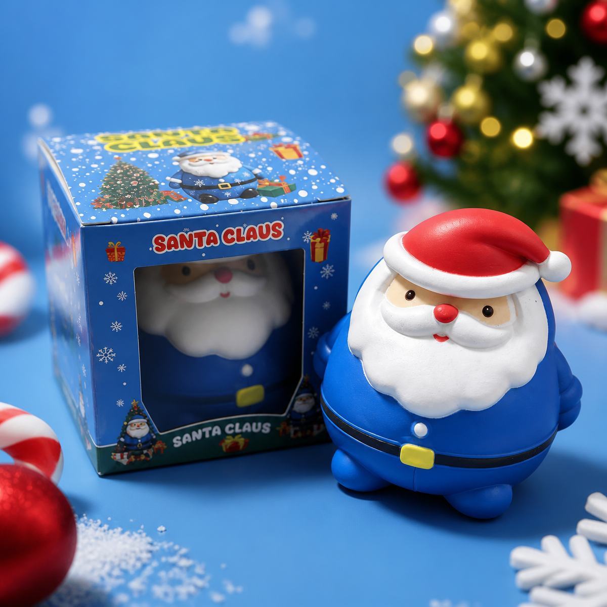 Juguete Antiestrés De Papá Noel Maltose Para Navidad – De Crecimiento Lento - mymoonlampes