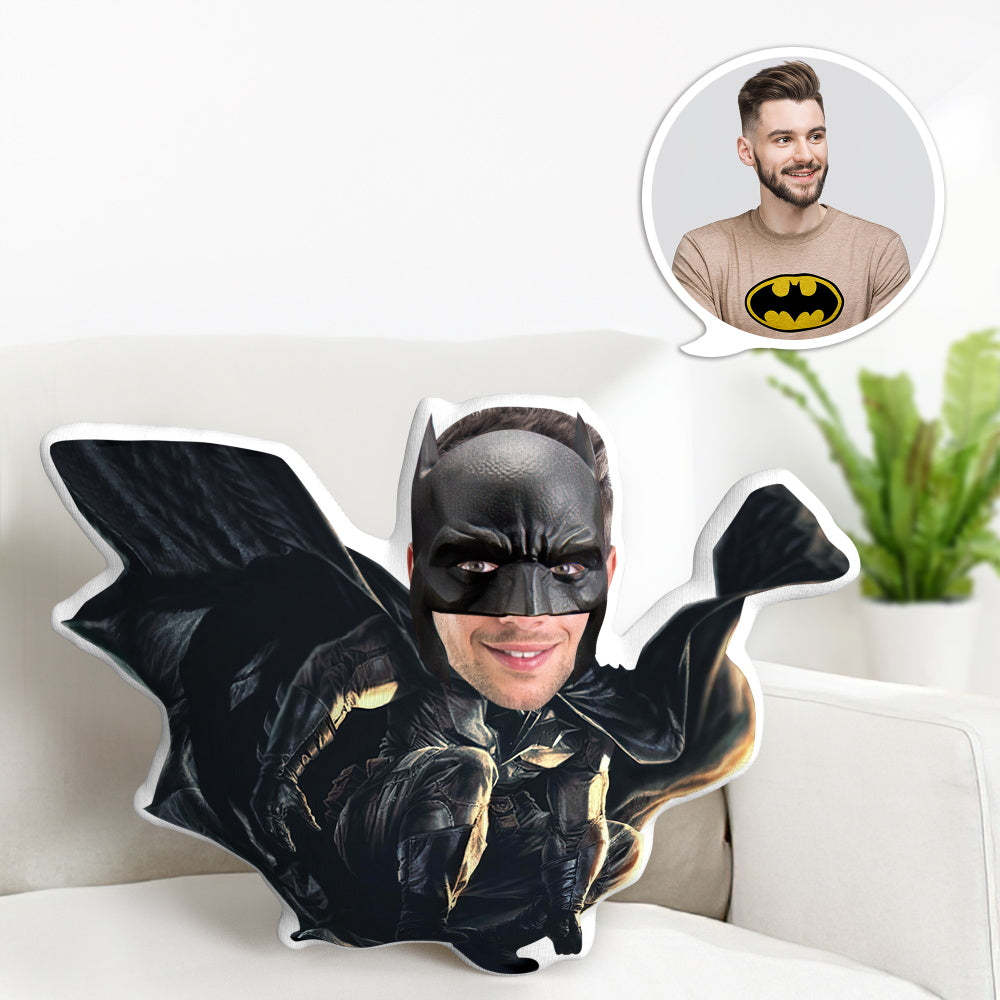 Almohada Facial Almohada Corporal Personalizada Regalos De Batman Almohada Mínima Regalos Para Él Regalo Divertido - milamparaluna