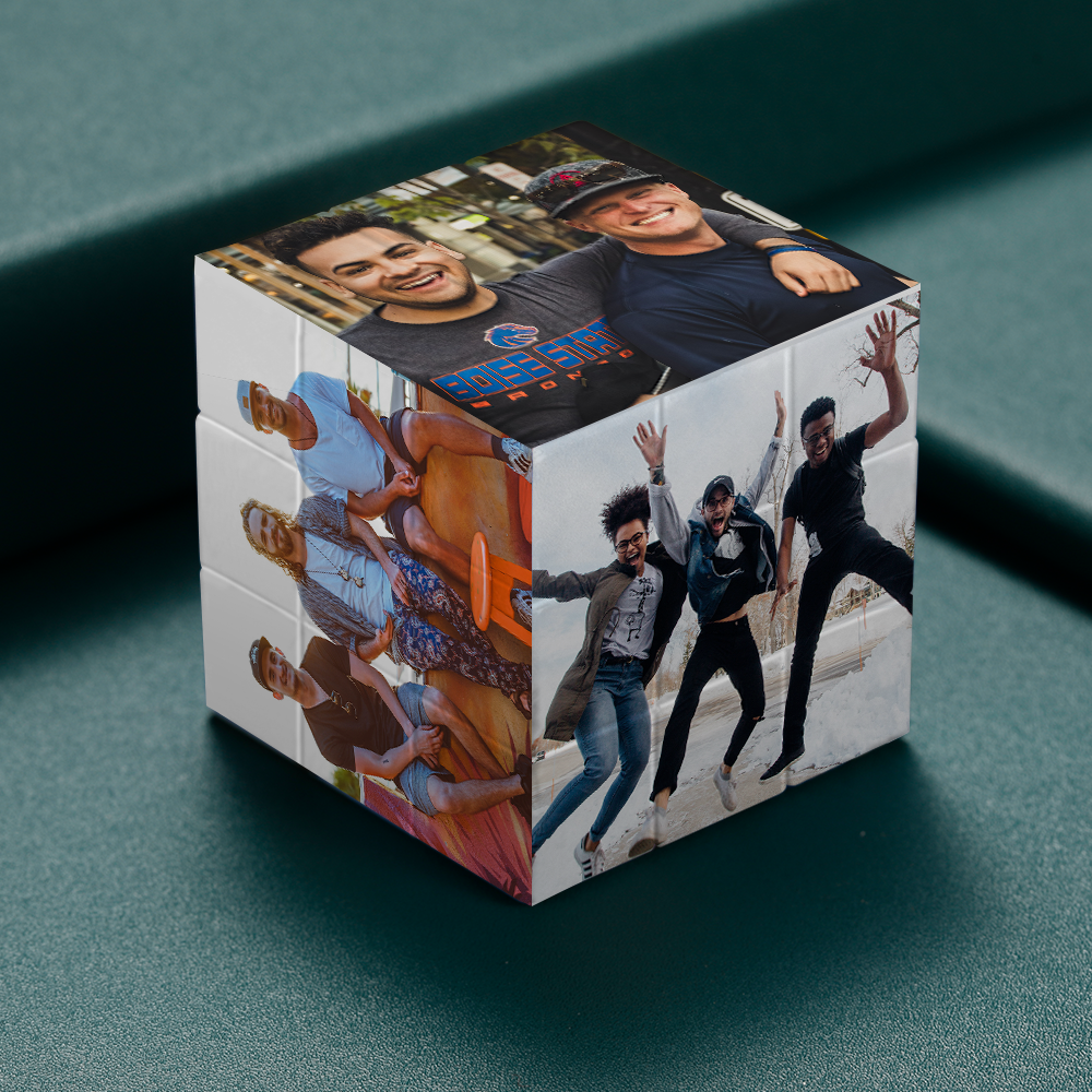 Regalos De Graduación: Cubo De Rubik Con Foto Personalizada. Regalos Para Mejores Amigos. - mymoonlampes