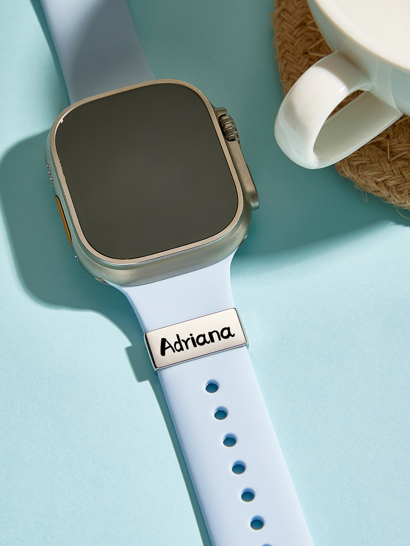 Dije De Nombre Personalizado Para Correa De Reloj, Dije Para Reloj Inteligente, Regalo Personalizado Estampado A Mano, Regalo De Graduación De La Semana De La Enfermera