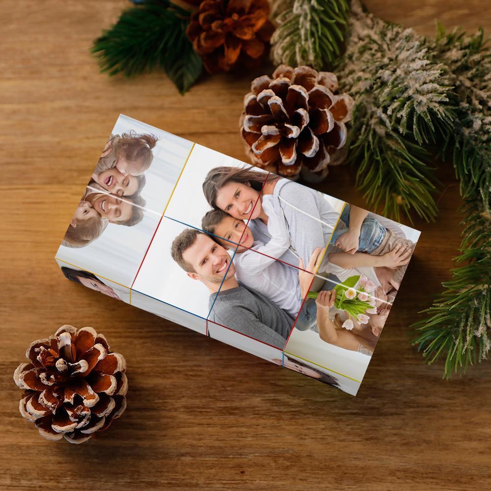 Cubo De Fotos Plegable Personalizado Infinity Photo Cube - mymoonlampes