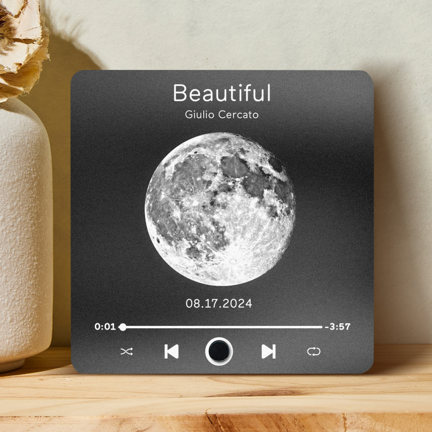 Álbum De Fotos Personalizado Imán Para Nevera Etiqueta De Foto De Pared Musical Movimiento Musical Que Se Puede Reproducir Sin Teléfono Celular Imán Para Nevera Musical Pro Puede Reproducir Canciones