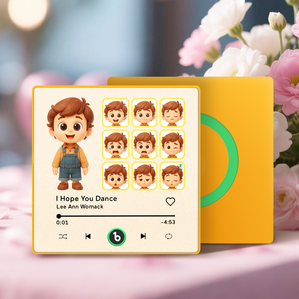 Imán Para Nevera Con Foto Personalizada Y Expresiones Divertidas, Música, Marco De Fotos Personalizado, Regalo Para Ella - mymoonlampes