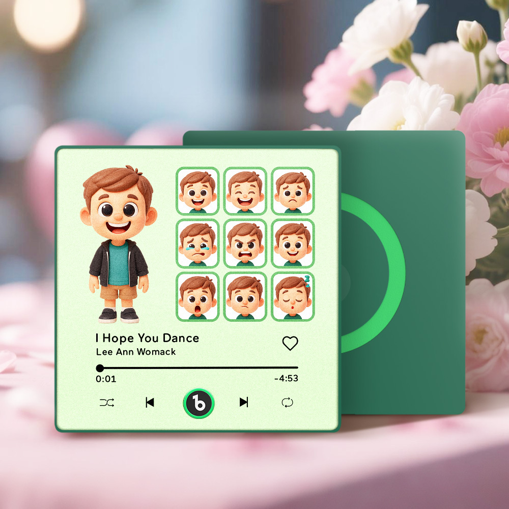 Imán Para Nevera Con Foto Personalizada Y Expresiones Divertidas, Música, Marco De Fotos Personalizado, Regalo Para Ella - mymoonlampes