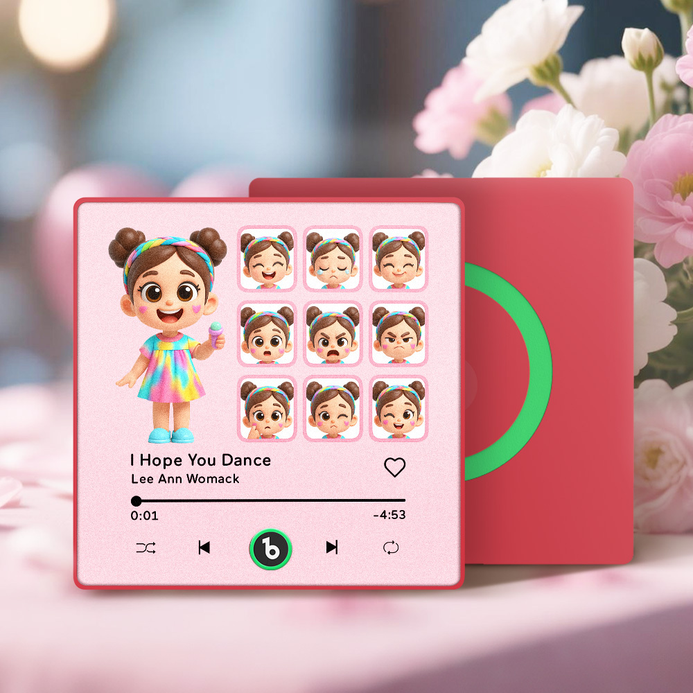 Imán Para Nevera Con Foto Personalizada Y Expresiones Divertidas, Música, Marco De Fotos Personalizado, Regalo Para Ella - mymoonlampes