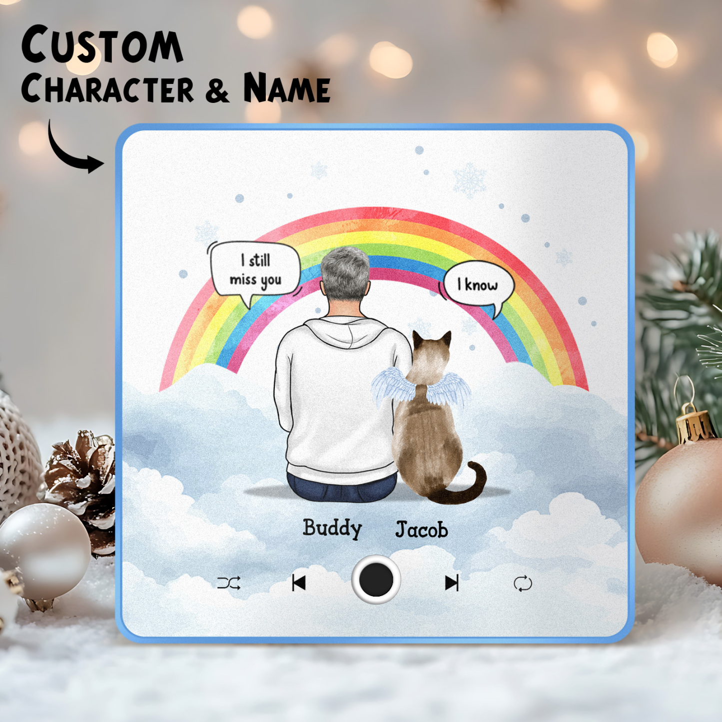 Álbum Personalizado Música Nevera Imán Foto Teléfono Personalizado Música Nevera Imán Pro Personaje Personalizado Y Nombre Imán De Nevera Todavía Te Extraño - mymoonlampes