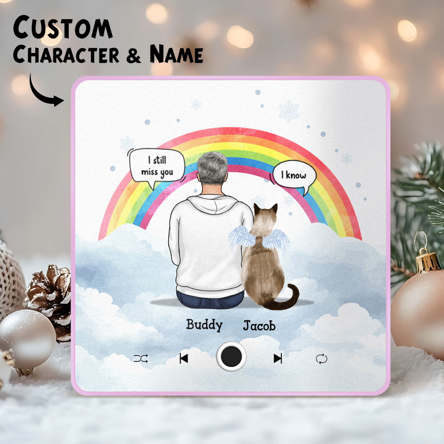 Álbum Personalizado Música Nevera Imán Foto Teléfono Personalizado Música Nevera Imán Pro Personaje Personalizado Y Nombre Imán De Nevera Todavía Te Extraño - mymoonlampes