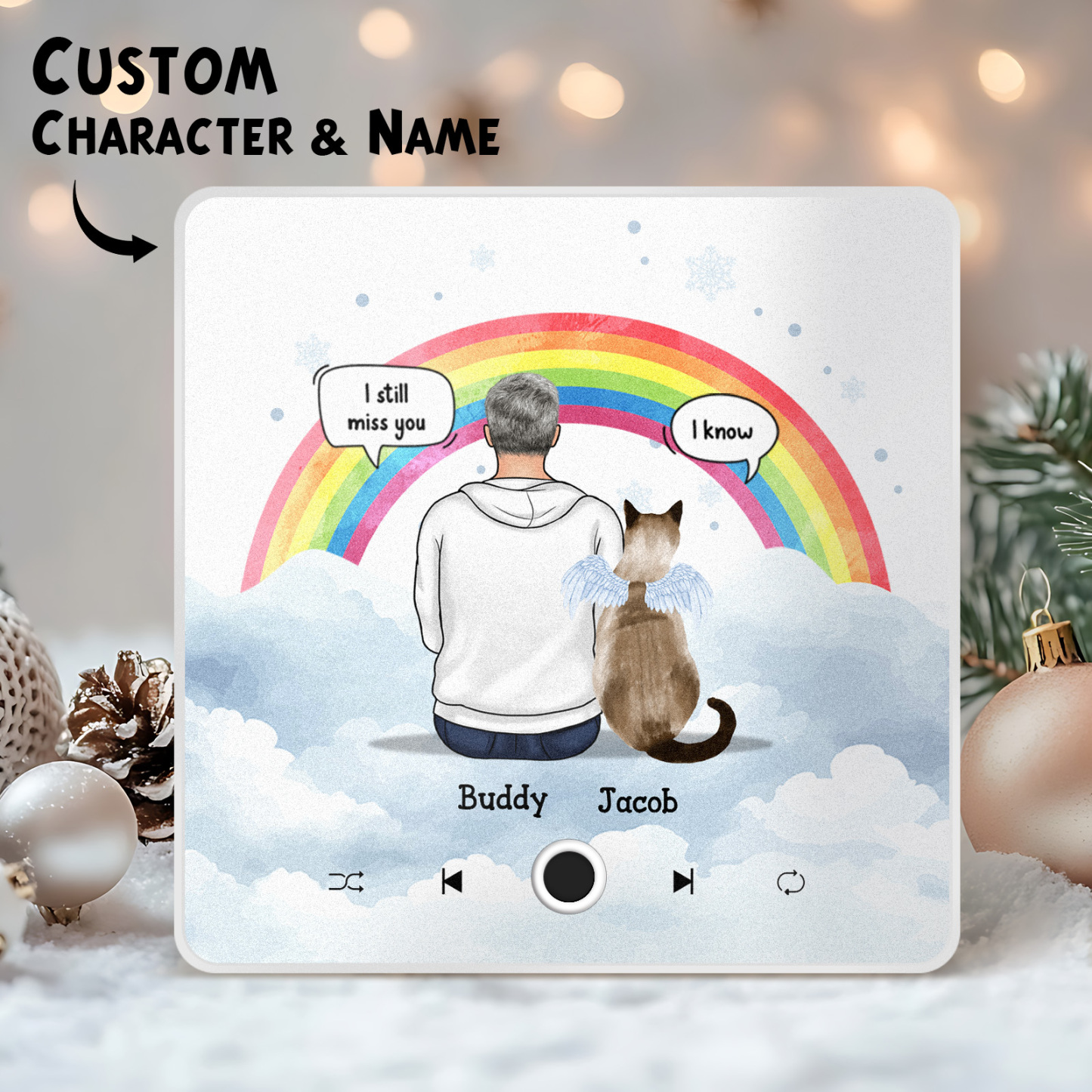 Álbum Personalizado Música Nevera Imán Foto Teléfono Personalizado Música Nevera Imán Pro Personaje Personalizado Y Nombre Imán De Nevera Todavía Te Extraño - mymoonlampes