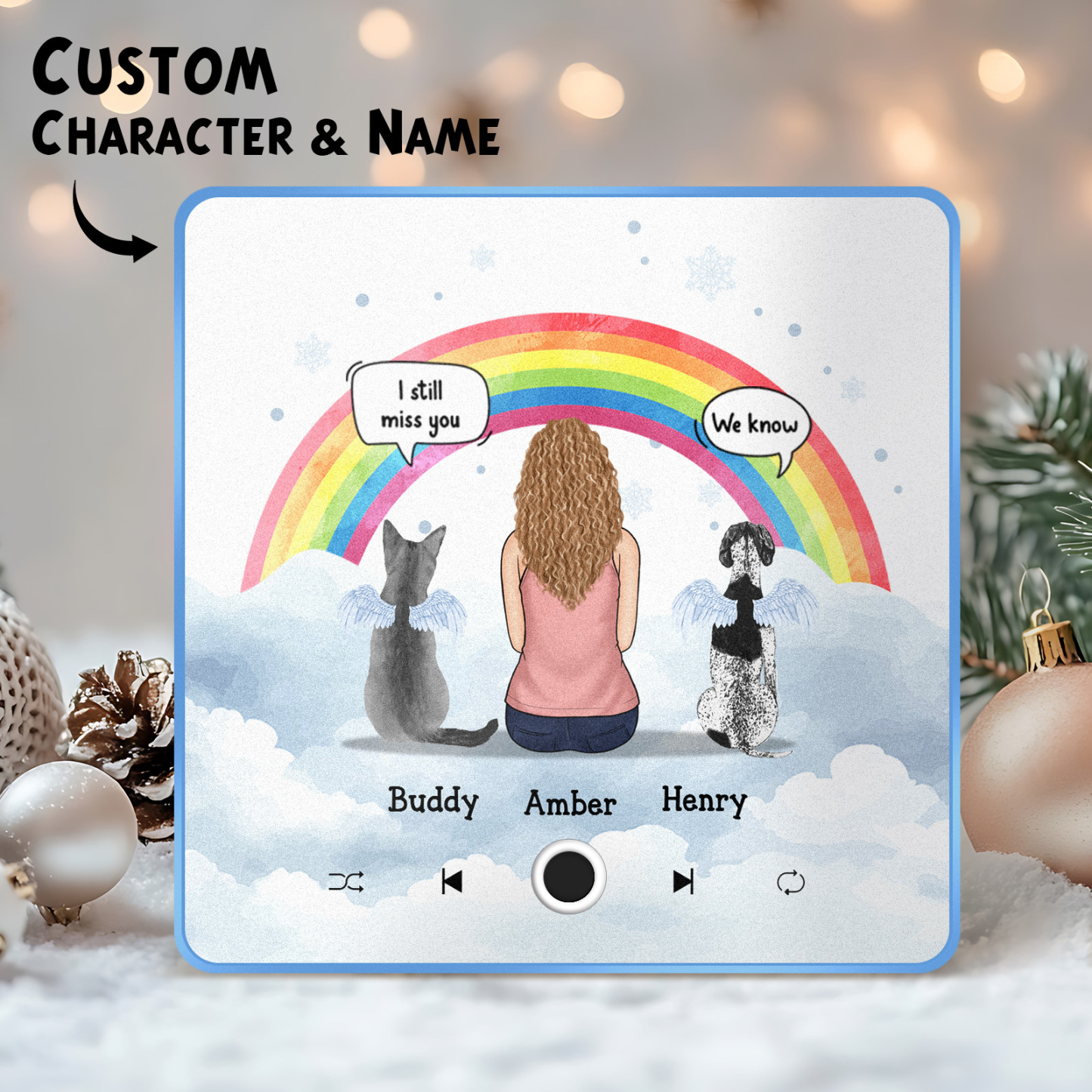 Álbum Personalizado Música Nevera Imán Foto Teléfono Personalizado Música Nevera Imán Pro Personaje Personalizado Y Nombre Imán De Nevera Todavía Te Extraño - mymoonlampes