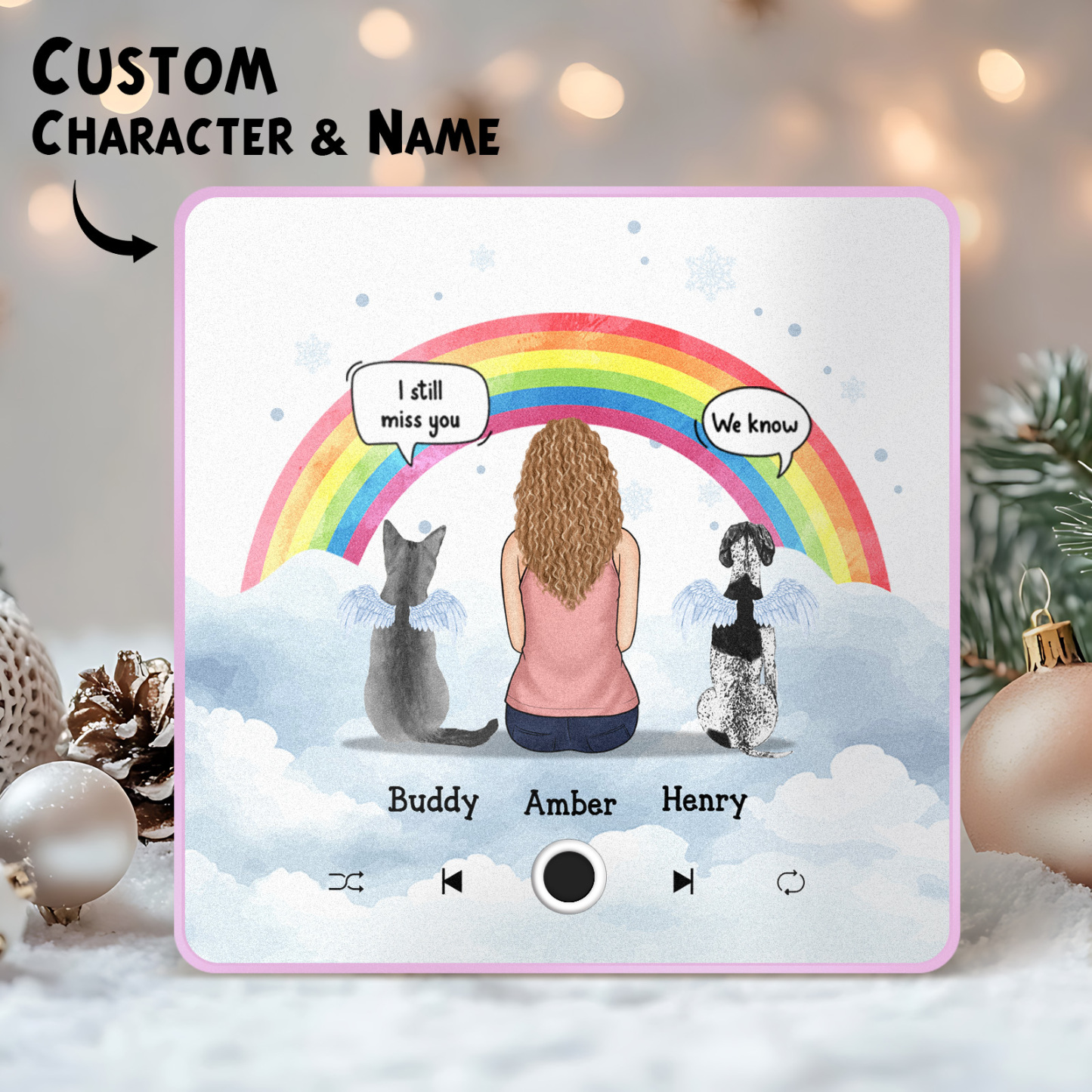 Álbum Personalizado Música Nevera Imán Foto Teléfono Personalizado Música Nevera Imán Pro Personaje Personalizado Y Nombre Imán De Nevera Todavía Te Extraño - mymoonlampes