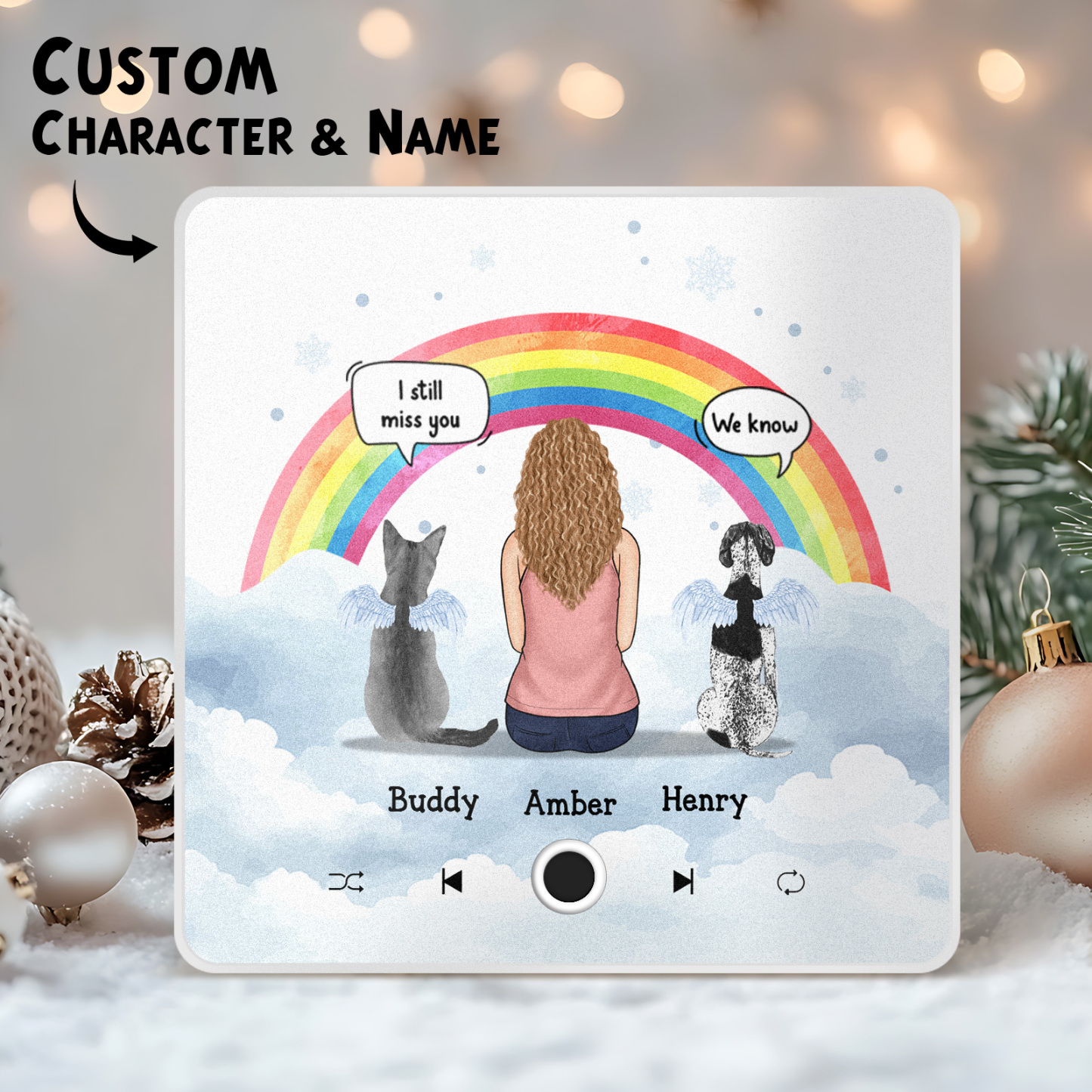 Álbum Personalizado Música Nevera Imán Foto Teléfono Personalizado Música Nevera Imán Pro Personaje Personalizado Y Nombre Imán De Nevera Todavía Te Extraño - mymoonlampes