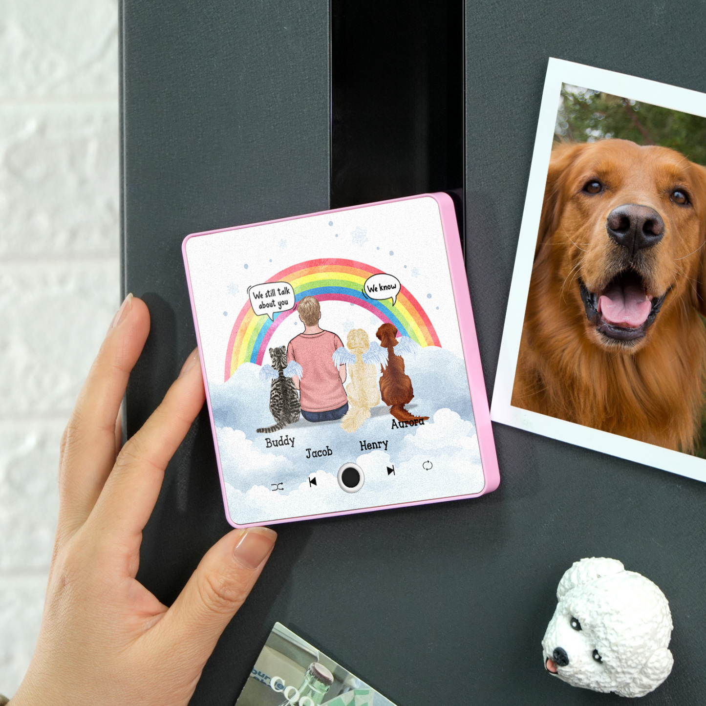 Álbum Personalizado Música Nevera Imán Foto Teléfono Personalizado Música Nevera Imán Pro Personaje Personalizado Y Nombre Imán De Nevera Todavía Te Extraño - mymoonlampes