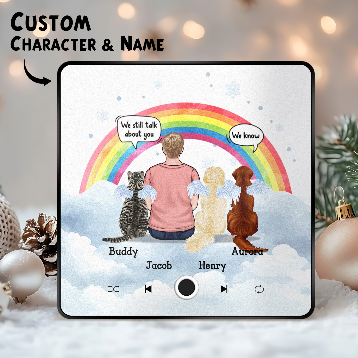 Álbum Personalizado Música Nevera Imán Foto Teléfono Personalizado Música Nevera Imán Pro Personaje Personalizado Y Nombre Imán De Nevera Todavía Te Extraño - mymoonlampes
