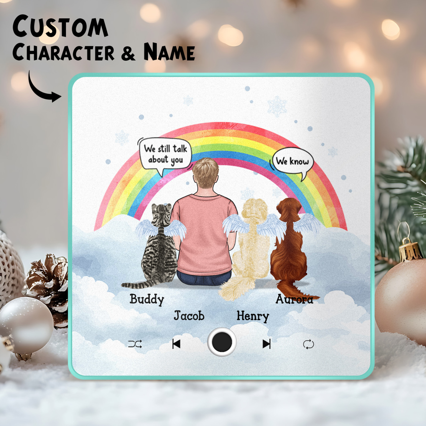 Álbum Personalizado Música Nevera Imán Foto Teléfono Personalizado Música Nevera Imán Pro Personaje Personalizado Y Nombre Imán De Nevera Todavía Te Extraño - mymoonlampes