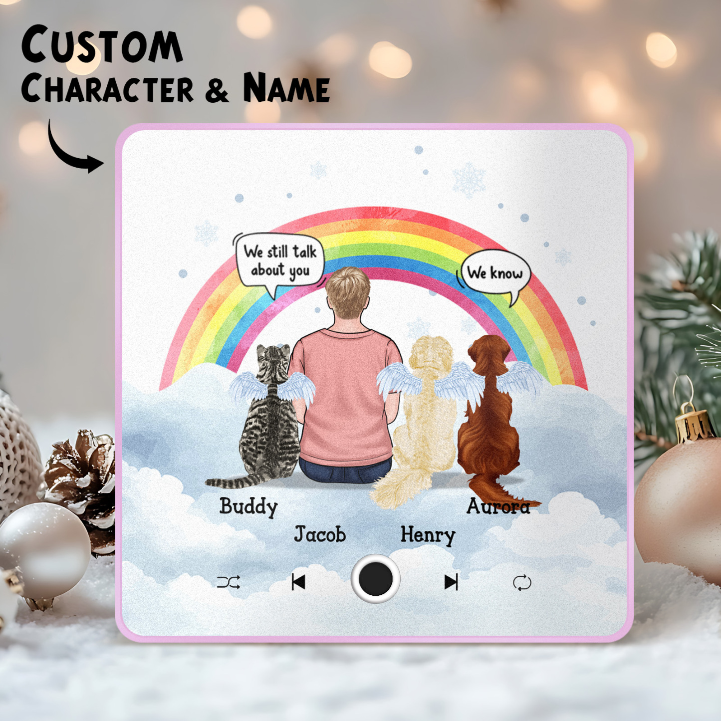 Álbum Personalizado Música Nevera Imán Foto Teléfono Personalizado Música Nevera Imán Pro Personaje Personalizado Y Nombre Imán De Nevera Todavía Te Extraño - mymoonlampes
