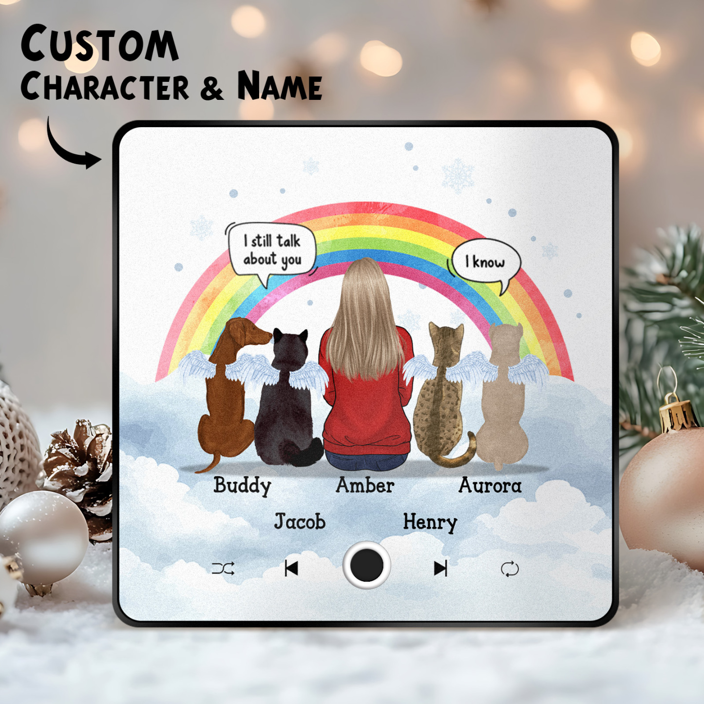 Álbum Personalizado Música Nevera Imán Foto Teléfono Personalizado Música Nevera Imán Pro Personaje Personalizado Y Nombre Imán De Nevera Todavía Te Extraño - mymoonlampes