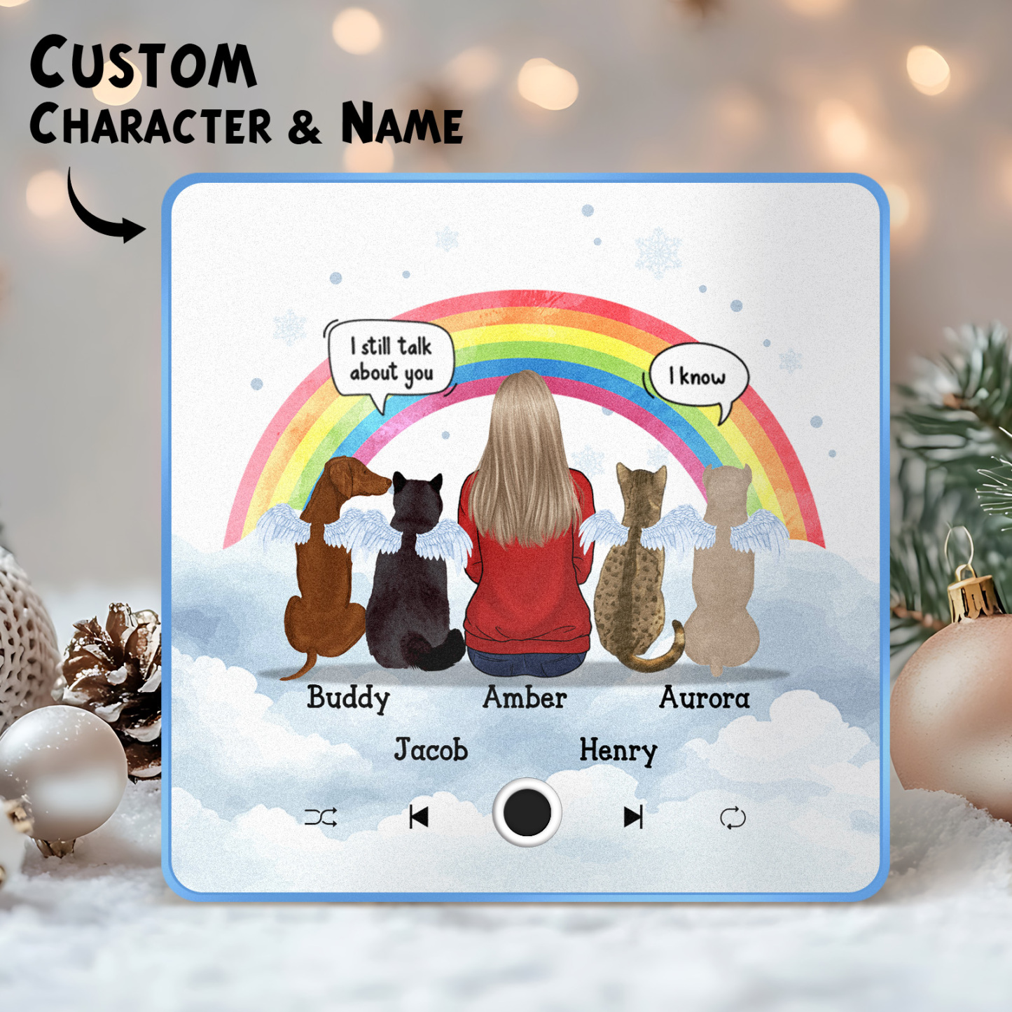 Álbum Personalizado Música Nevera Imán Foto Teléfono Personalizado Música Nevera Imán Pro Personaje Personalizado Y Nombre Imán De Nevera Todavía Te Extraño - mymoonlampes