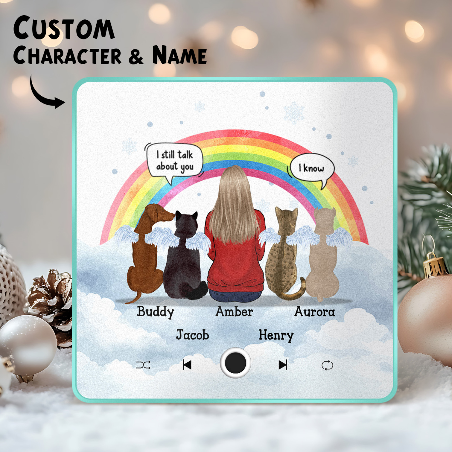Álbum Personalizado Música Nevera Imán Foto Teléfono Personalizado Música Nevera Imán Pro Personaje Personalizado Y Nombre Imán De Nevera Todavía Te Extraño - mymoonlampes