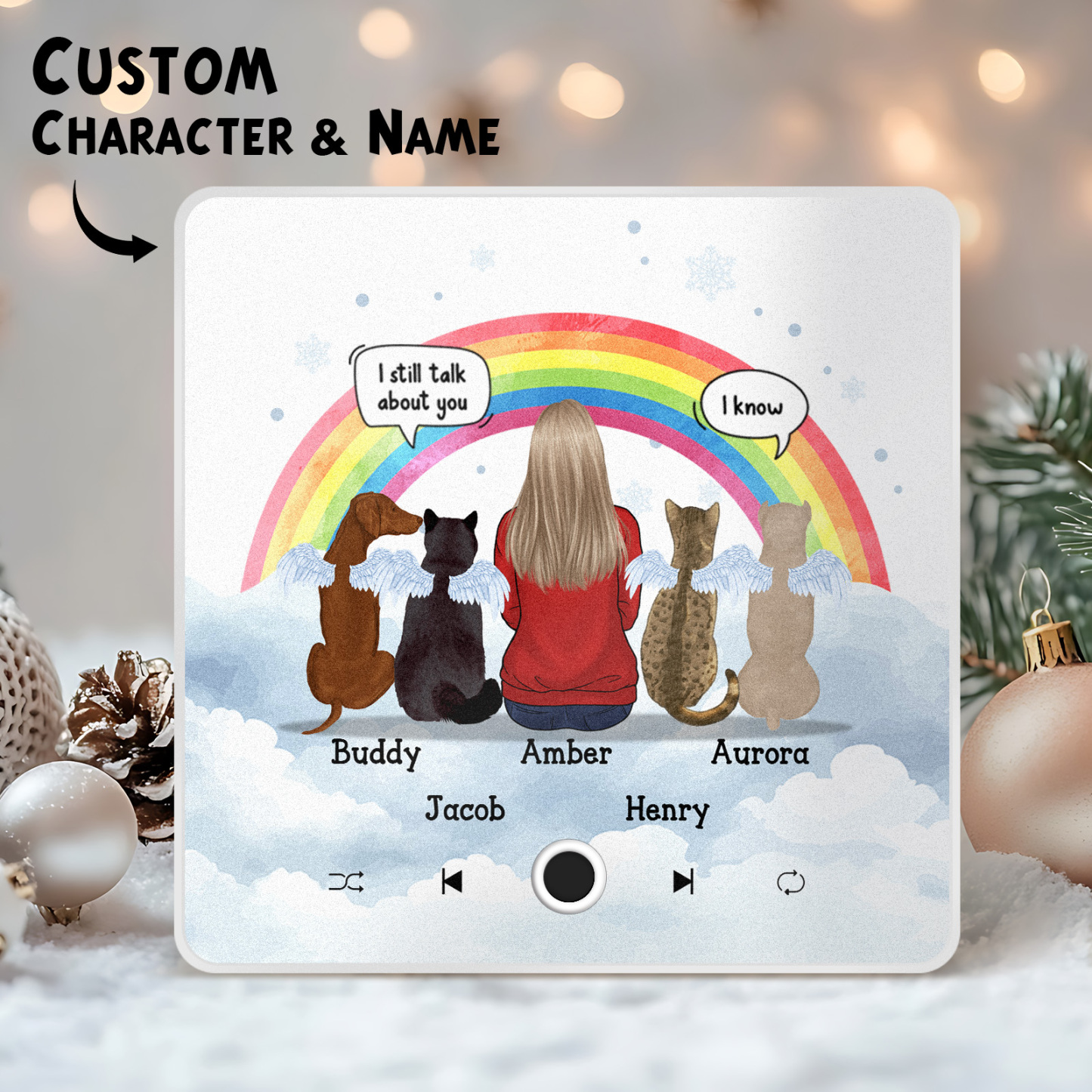 Álbum Personalizado Música Nevera Imán Foto Teléfono Personalizado Música Nevera Imán Pro Personaje Personalizado Y Nombre Imán De Nevera Todavía Te Extraño - mymoonlampes