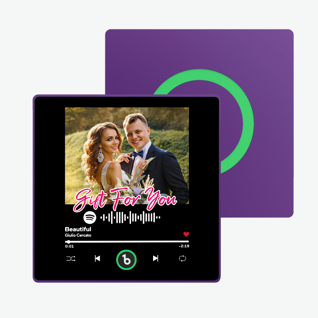 Imán De Música Personalizado Para Nevera, Pegatina De Foto De Pared Musical Que Reproduce Música Sin Teléfono Móvil, Múltiples Estilos, Regalos Para Parejas - mymoonlampes
