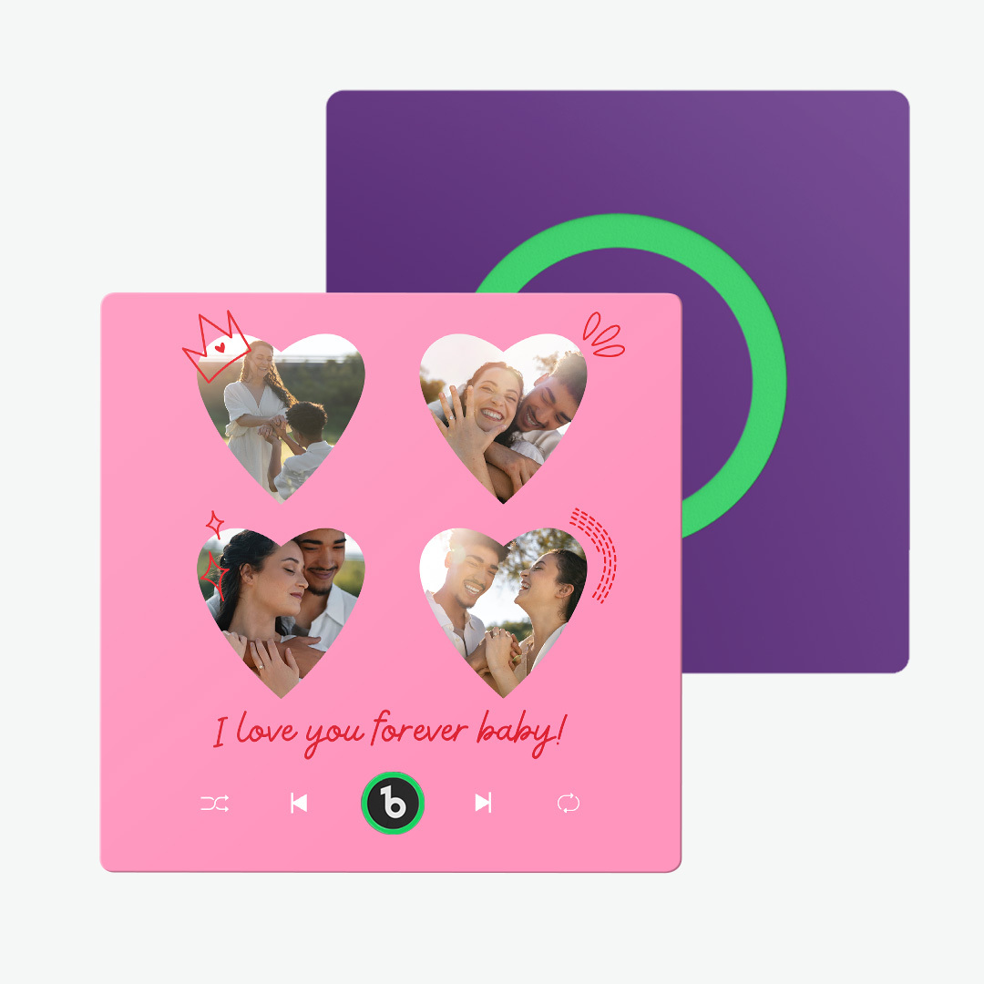 Imanes De Nevera Con Música Personalizados. Imán De Nevera Con Música Personalizado. Marco Colorido. Álbum Con Imán Para Nevera. Puede Reproducir Canciones. Regalo Para Un Amante. - mymoonlampes