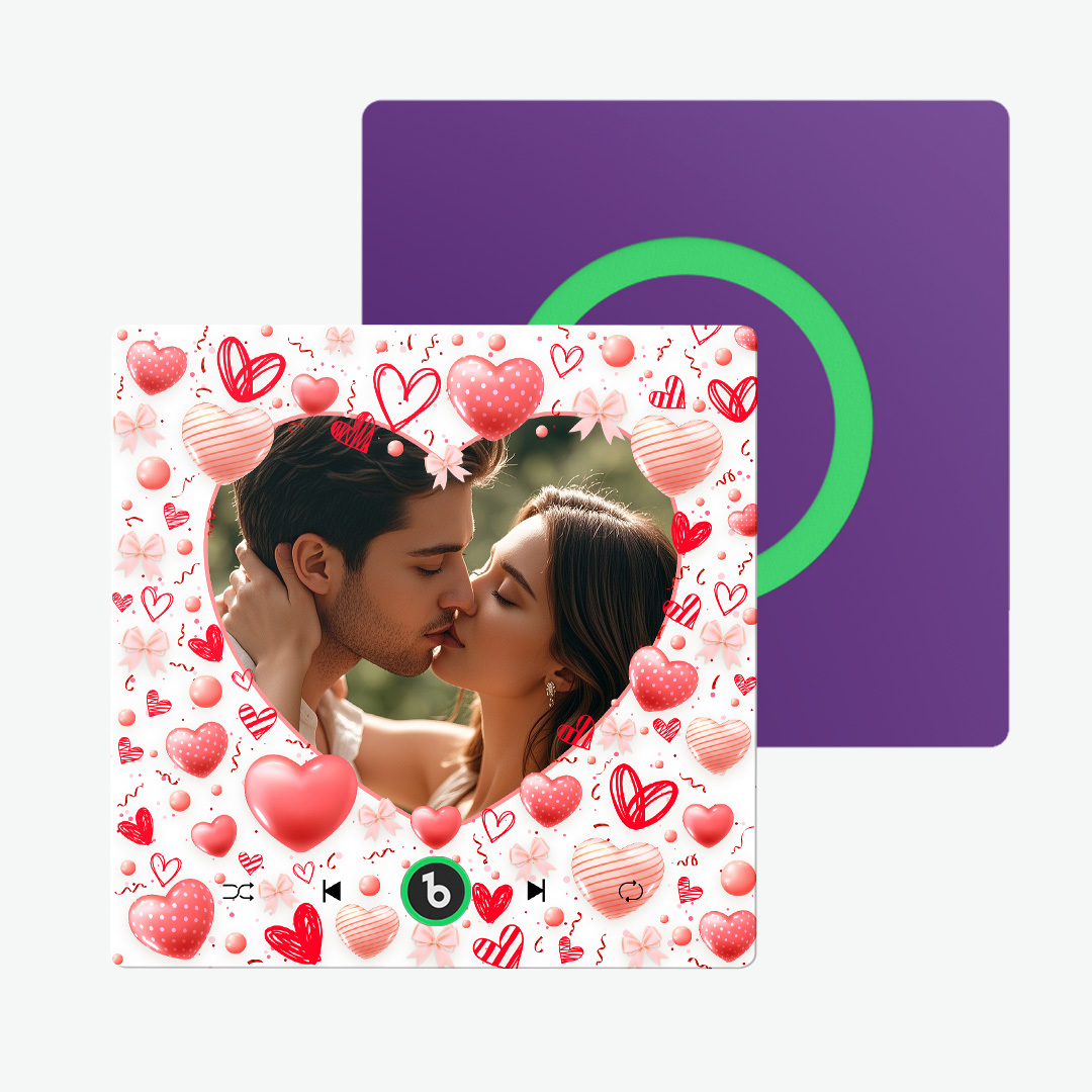 Imanes De Nevera Con Música Personalizados. Imán De Nevera Con Música Personalizado. Marco Colorido. Álbum Con Imán Para Nevera. Puede Reproducir Canciones. Regalo Para Un Amante. - mymoonlampes