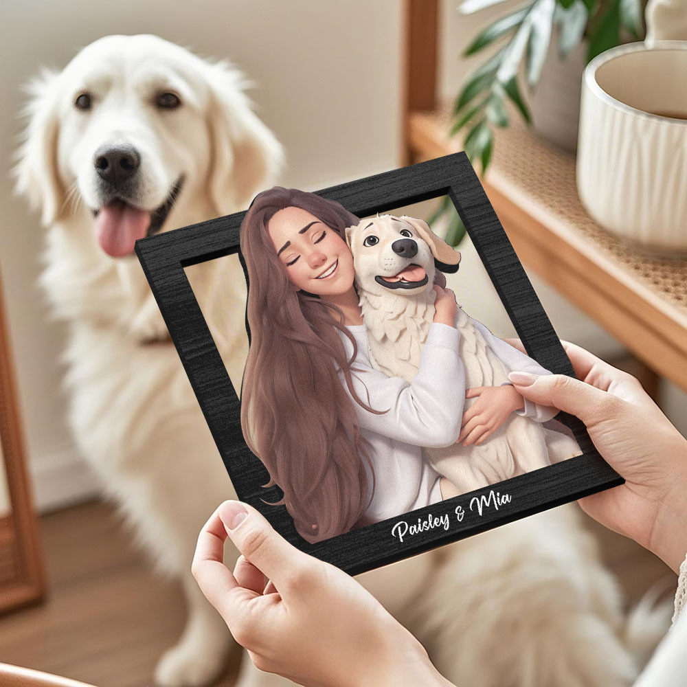 Pintura De Pared Familiar De Dibujos Animados De Madera 3d Personalizada, Pintura Fotográfica 3d, Retrato De Dibujos Animados De Pareja Personalizado, Regalo De Pareja, Regalo Familiar, Regalo De Aniversario - mymoonlampes