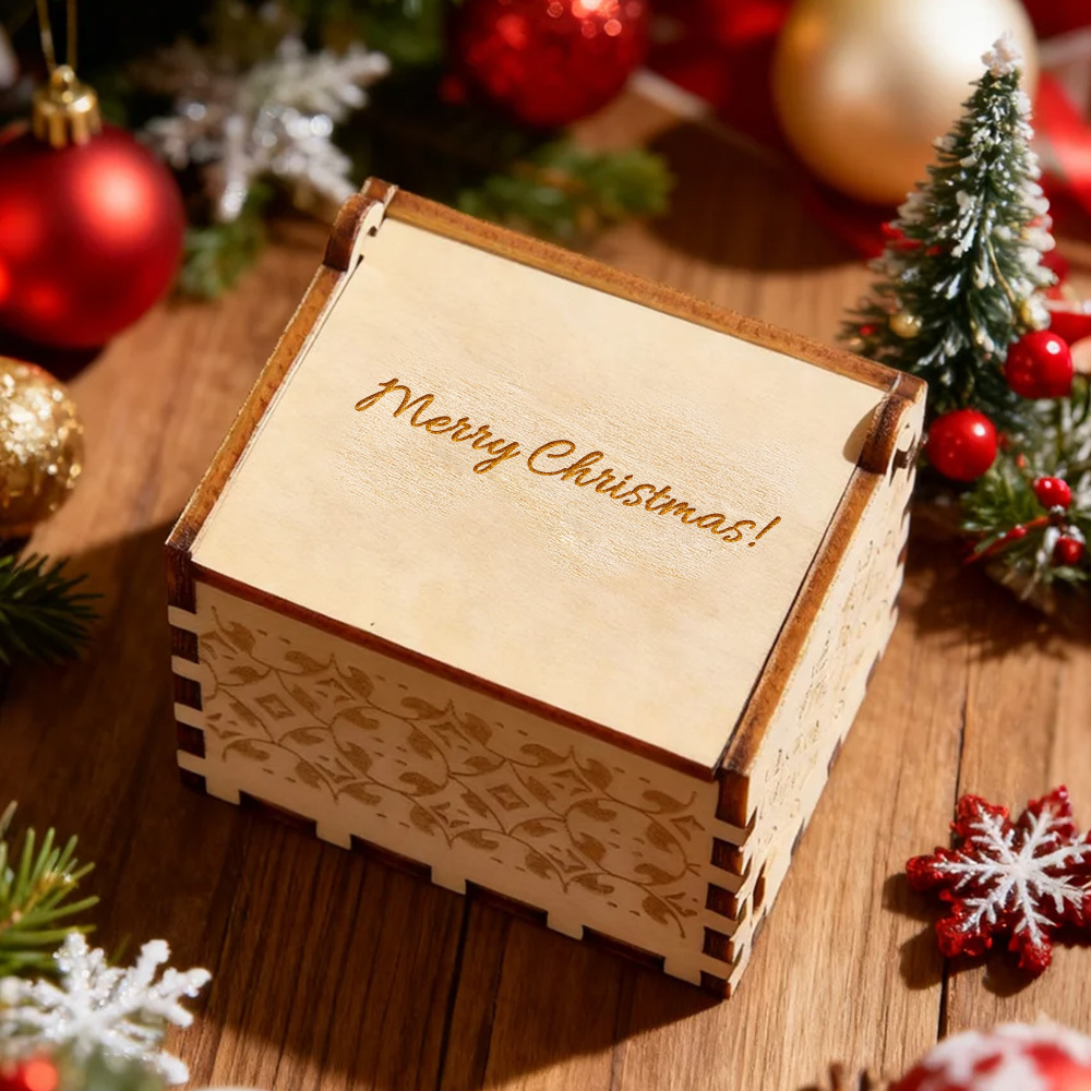 Caja De Música Digital Personalizada, Cualquier Canción, Melodía O Voz, Caja De Música De Madera Con Foto Personalizada Y Texto, Regalos De Aniversario