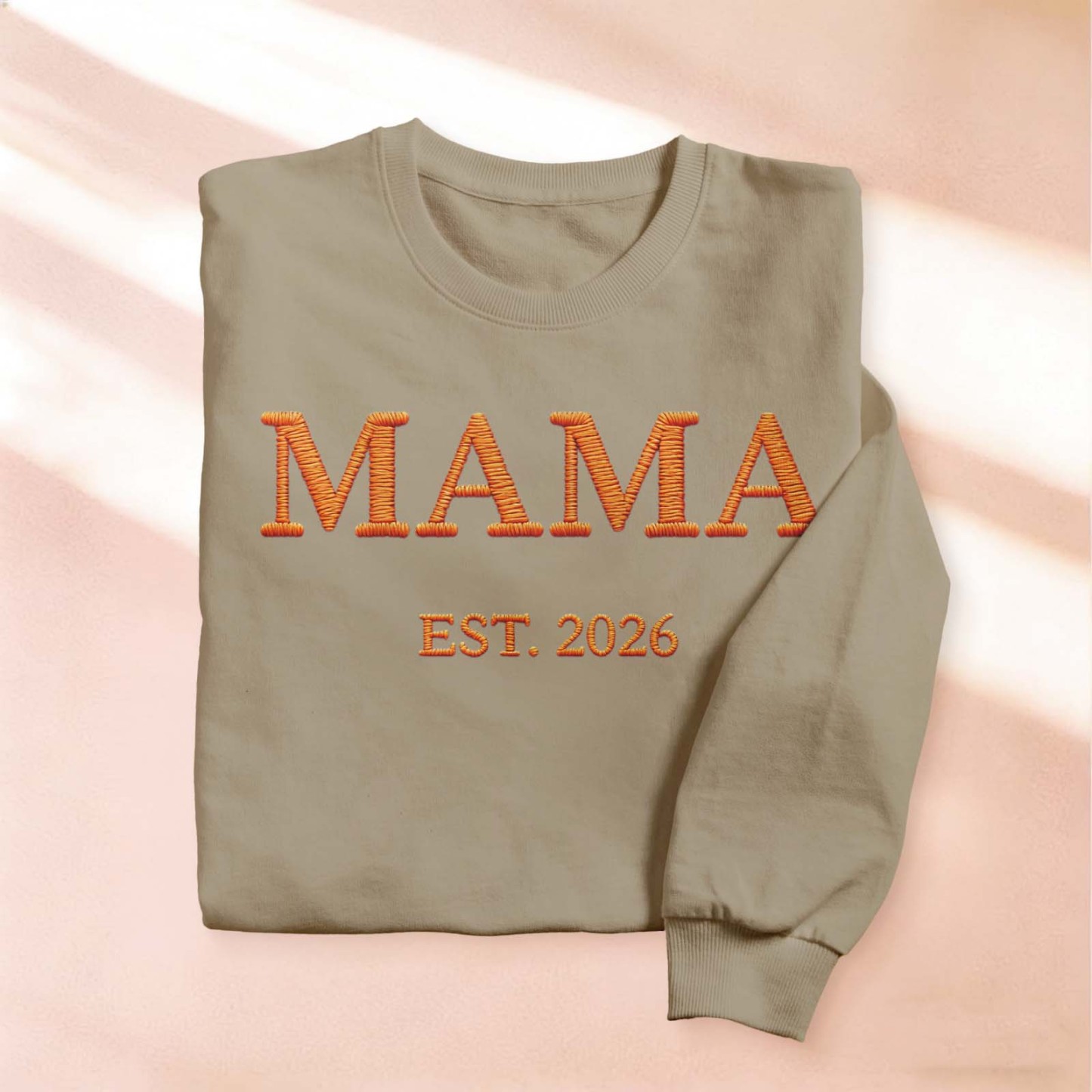 Sudadera Personalizada Bordada Para Mamá, Sudadera Con Capucha Personalizada Bordada Para Mamá, Conjunto Para Mamá Primeriza, Ropa Para Anunciar El Embarazo, Regalos Para El Día De La Madre. - mymoonlampes