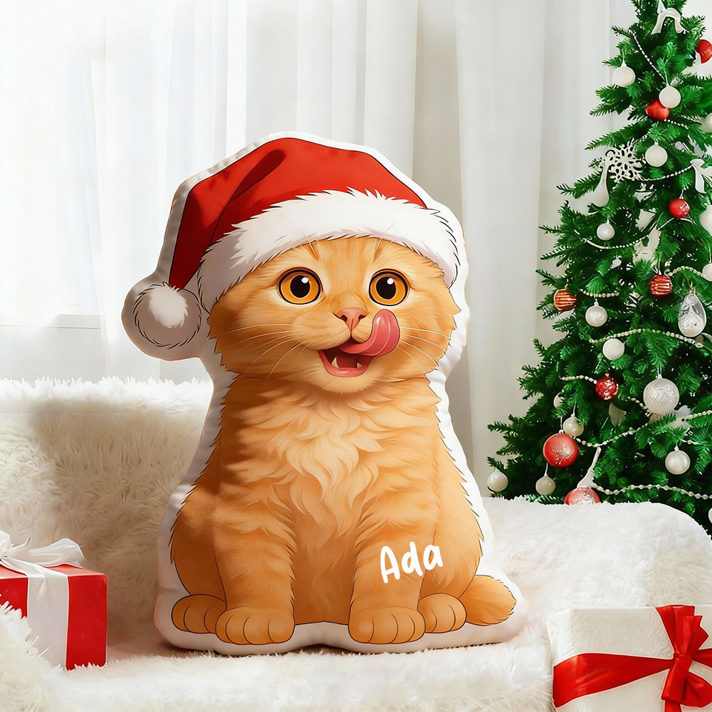 Almohada Personalizada Con Retrato De Mascota, Nombre Personalizado, Cojín De Dibujos Animados Para Mascota, Decoración Del Hogar, Regalos Para Amantes De Las Mascotas - mymoonlampes